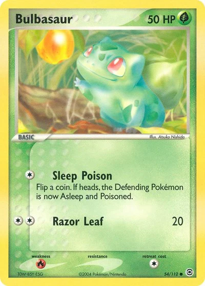RG: Bulbasaur - 054/112 (Reverse Holofoil)