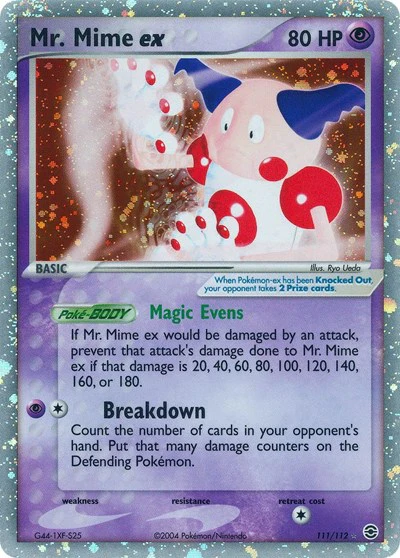 RG: Mr. Mime ex - 111/112