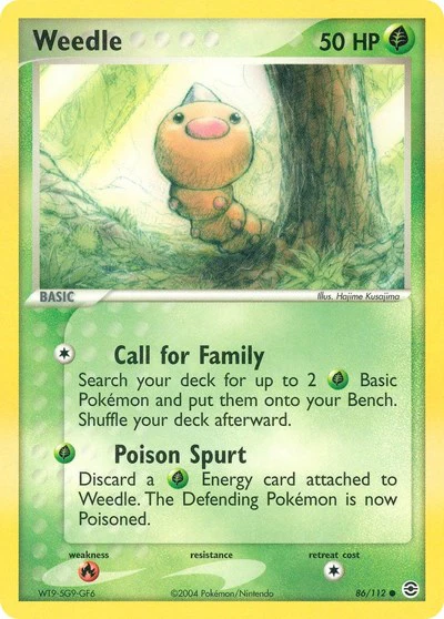RG: Weedle (Reverse Holofoil)