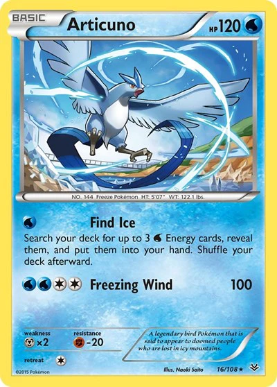 ROS: Articuno (16) (Reverse Holofoil)
