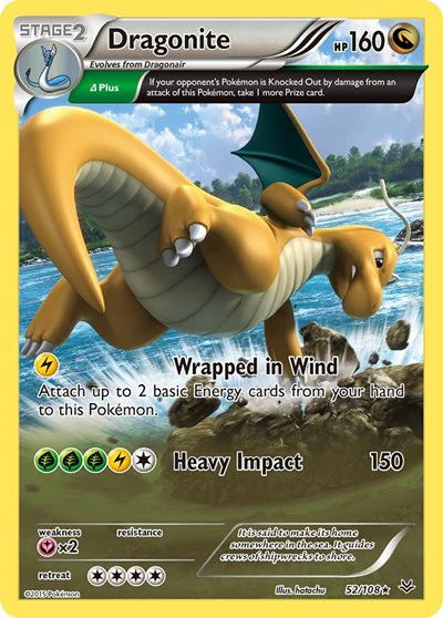 ROS: Dragonite (52 Delta) (Reverse Holofoil)