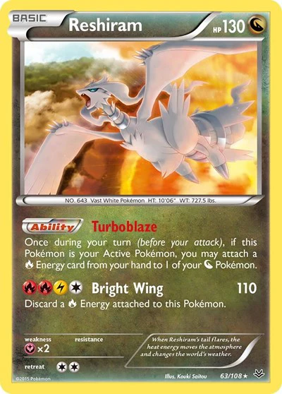 ROS: Reshiram (Reverse Holofoil)
