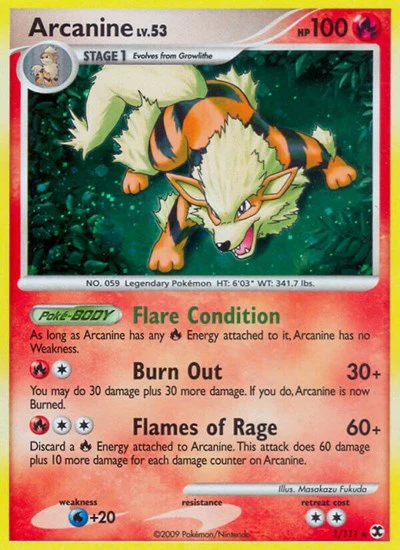 RR: Arcanine (Holofoil)