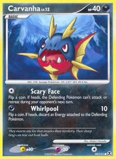 RR: Carvanha (Reverse Holofoil)