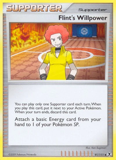 RR: Flint's Willpower (Reverse Holofoil)