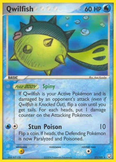 RR: Qwilfish (Reverse Holofoil)