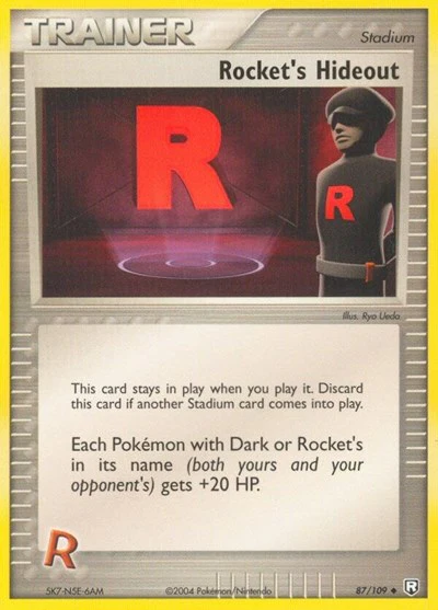 RR: Rocket's Hideout (Reverse Holofoil)
