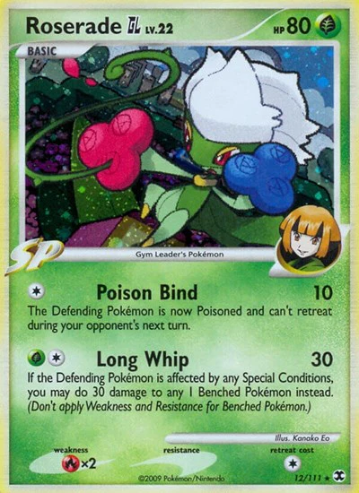 RR: Roserade GL (Reverse Holofoil)