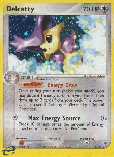 RS: Delcatty - 5/109 (Reverse Holofoil)