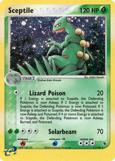RS: Sceptile - 11/109 (Reverse Holofoil)