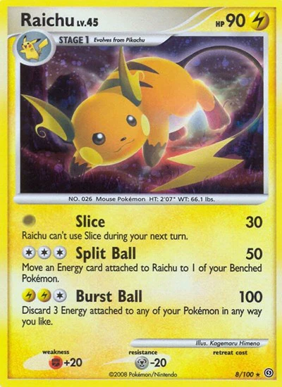 SF: Raichu (Holofoil)