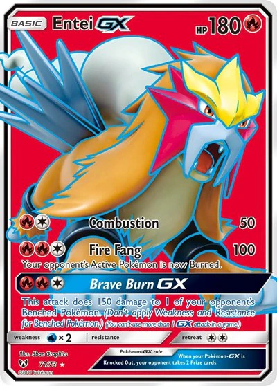 SHL: Entei GX (Full Art) (Holofoil)