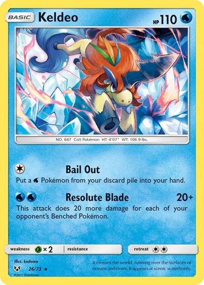 SHL: Keldeo (Holofoil)