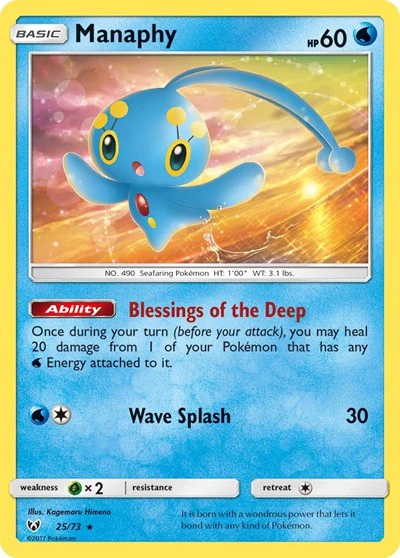 SHL: Manaphy (Reverse Holofoil)