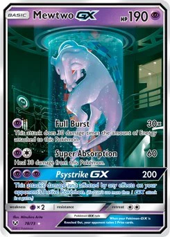 SHL: Mewtwo GX (Secret Shining) (Holofoil)