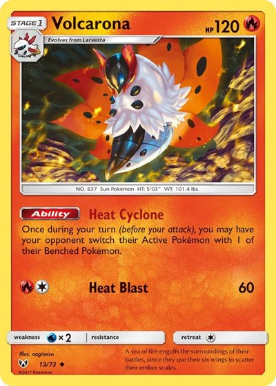 SHL: Volcarona (Reverse Holofoil)