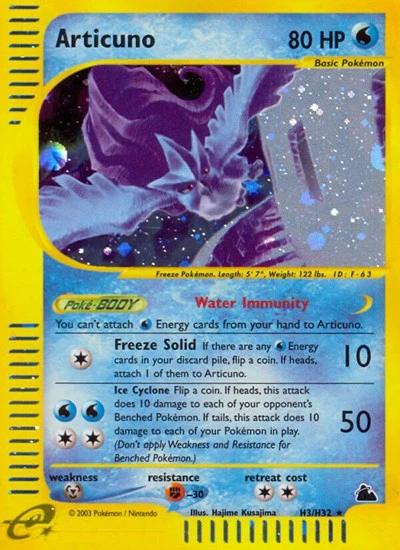 SK: Articuno (H3) (Holofoil)