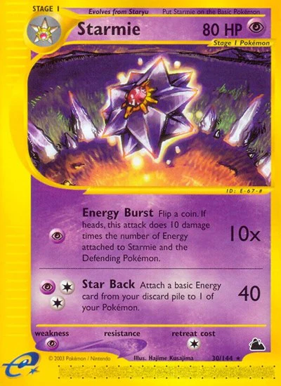 SK: Starmie (30) (Reverse Holofoil)