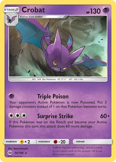 SM01: Crobat (Reverse Holofoil)