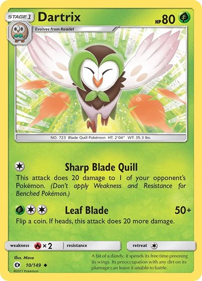 SM01: Dartrix (Reverse Holofoil)
