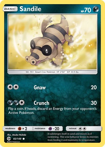 SM01: Sandile (Reverse Holofoil)