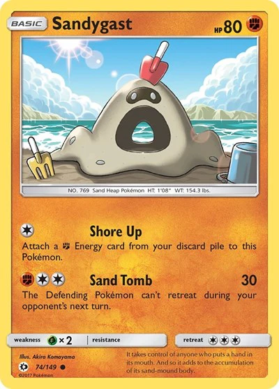 SM01: Sandygast (Reverse Holofoil)
