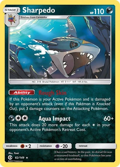 SM01: Sharpedo (Reverse Holofoil)
