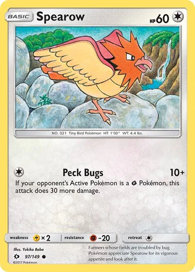 SM01: Spearow (Reverse Holofoil)