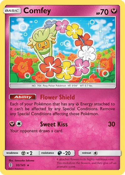 SM02: Comfey (Reverse Holofoil)