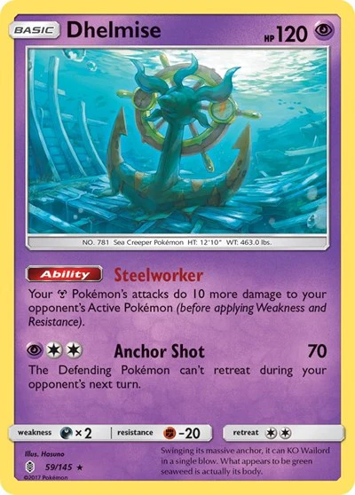 SM02: Dhelmise (Reverse Holofoil)