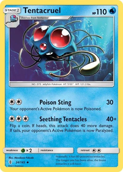 SM02: Tentacruel (Reverse Holofoil)