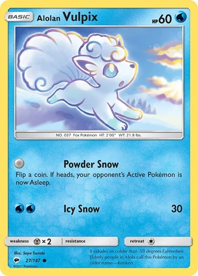 SM03: Alolan Vulpix (Reverse Holofoil)