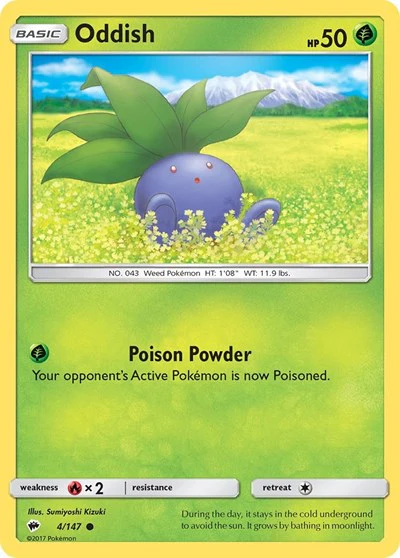 SM03: Oddish (Reverse Holofoil)