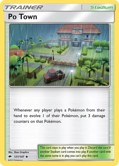 SM03: Po Town (Reverse Holofoil)