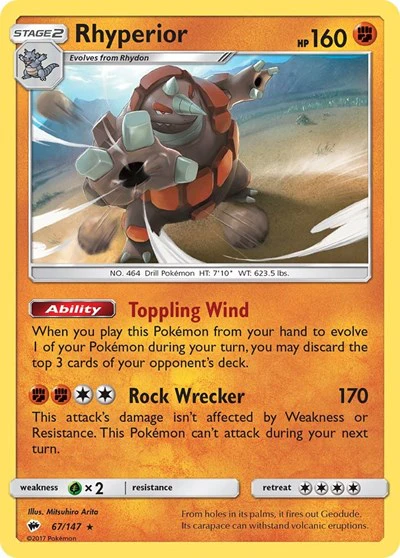SM03: Rhyperior (Holofoil)