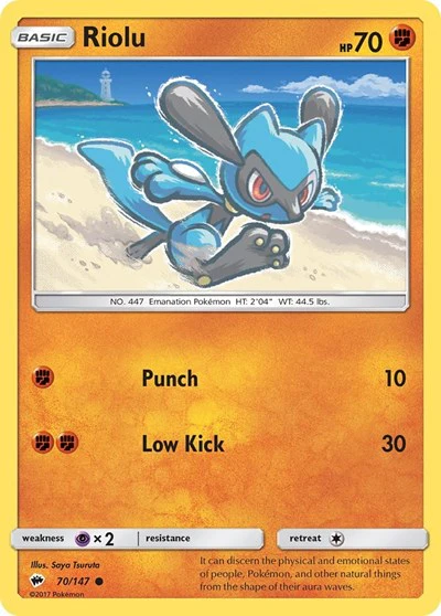 SM03: Riolu (Reverse Holofoil)