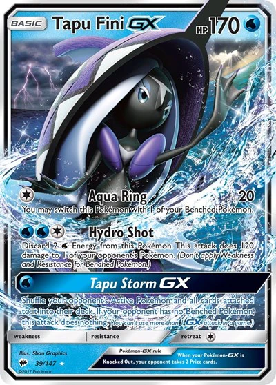 SM03: Tapu Fini GX (Holofoil)