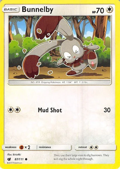 SM04: Bunnelby (Reverse Holofoil)