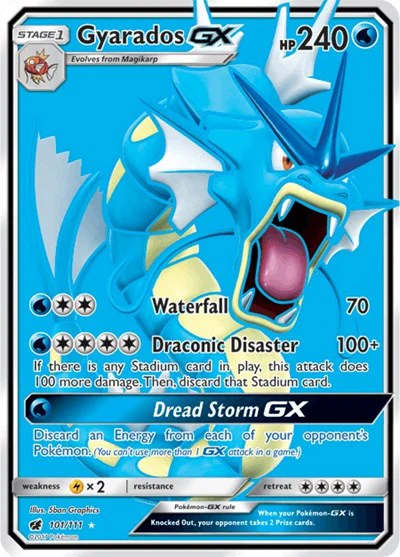 SM04: Gyarados GX (Full Art) (Holofoil)