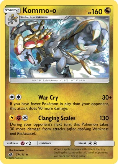 SM04: Kommo-o (Reverse Holofoil)