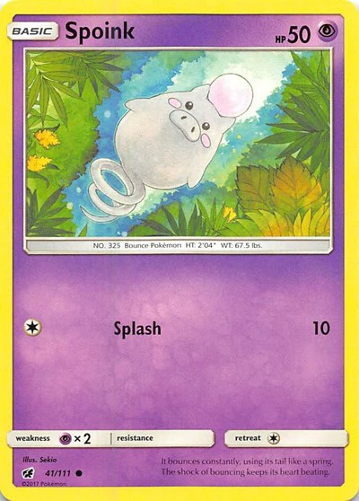 SM04: Spoink (Reverse Holofoil)
