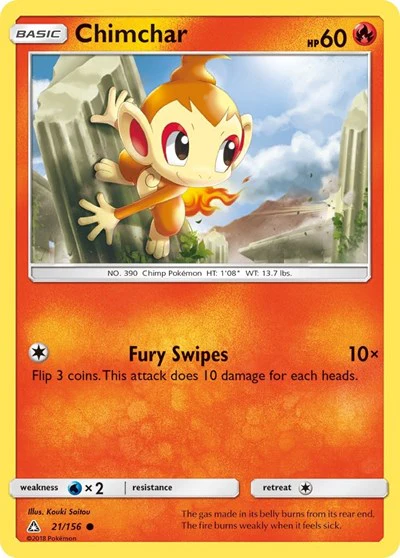 SM05: Chimchar (21) (Reverse Holofoil)