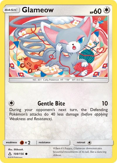 SM05: Glameow (Reverse Holofoil)