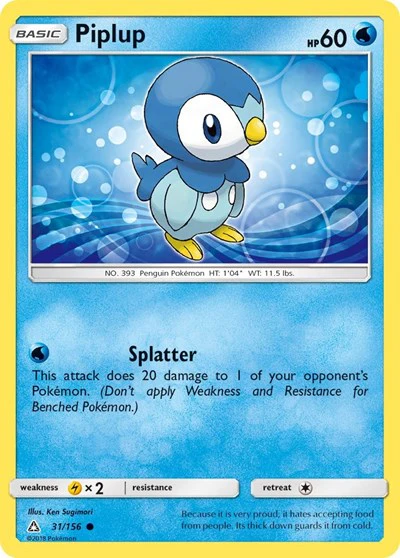 SM05: Piplup (31) (Reverse Holofoil)