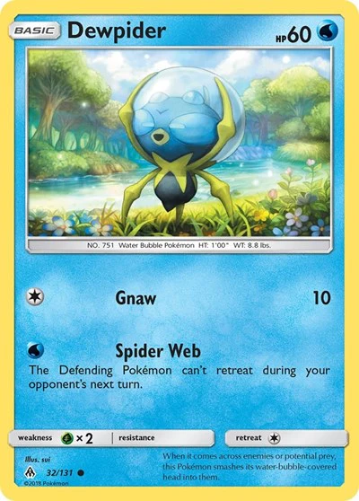 SM06: Dewpider (Reverse Holofoil)