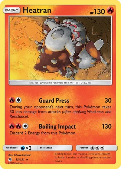 SM06: Heatran (Reverse Holofoil)