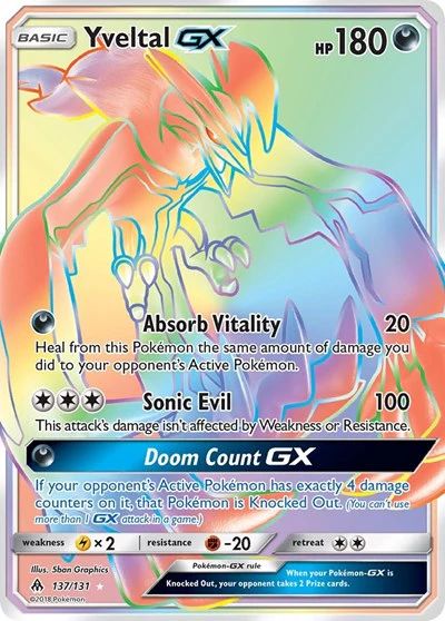 SM06: Yveltal GX (Secret) (Holofoil)