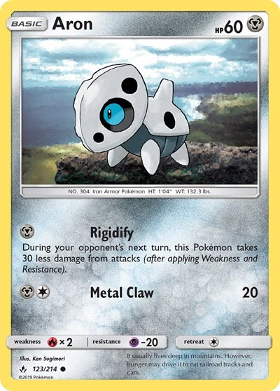 SM10: Aron (Reverse Holofoil)