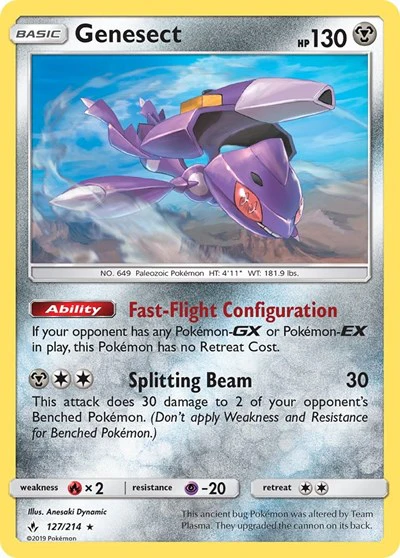 SM10: Genesect (Reverse Holofoil)