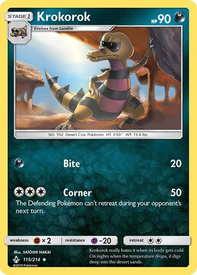 SM10: Krokorok (Reverse Holofoil)